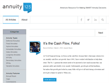 Tablet Screenshot of annuity123.com